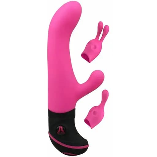 Вибратор-кролик Adrien Lastic Butch Cassidy 21 см розовый - фото 1