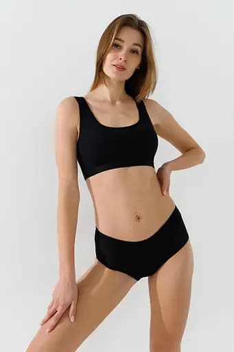 Комплект женский топ+трусики Beisdanna BSK8836WN M Черный - фото 1