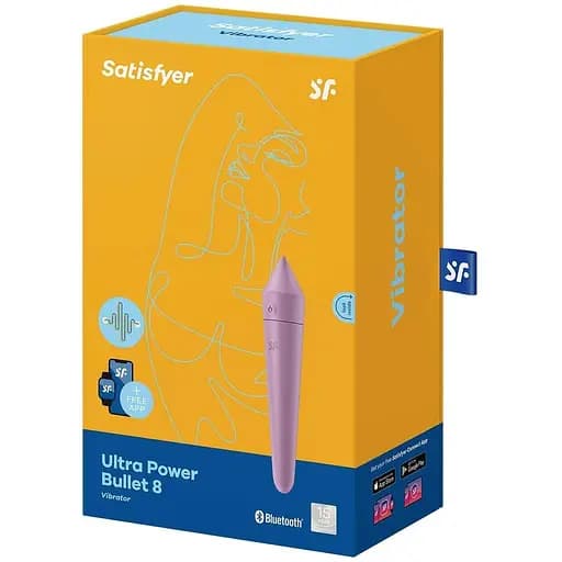 Смарт мінібратор Satisfyer Ultra Power Bullet 8 Pink з керуванням через рожевий додаток - фото 6