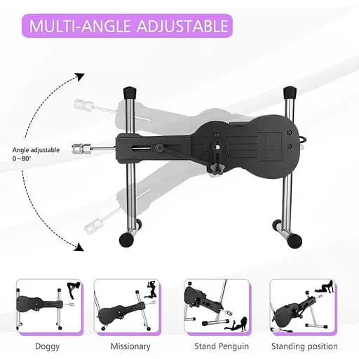 Смарт секс-машина Hismith AK-09 Sex Machine APP з фалоімітатором, бездротовий пульт ДК - фото 3