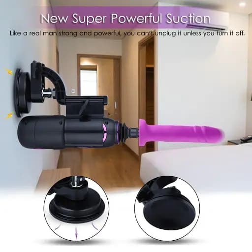 Високомабільна смарт секс-машина Hismith Pro Travel APP з фалоімітатором присоска пульт ДК - фото 3