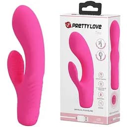 Вибратор кролик Pretty Love Tim 15.5 см розовый
