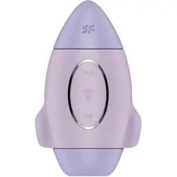 Вакуумный стимулятор клитора с вибрацией Satisfyer Mission Control фиолетовый