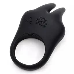 Ерекційне кільце Fifty Shades of Grey Sensation Rechargeable Vibrating Rabbit Love Ring - мініатюра 3
