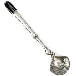Затискач для клітора Art of Sex - Clit Clamp Silver Pearl