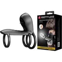 Насадка на пеніс Pretty Love Jammy 11.7 см чорний