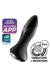 Анальна смарт вібропробка Satisfyer Rotator Plug 1+ Satisfyer IG003153; SO6278 92433