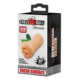 Мастурбатор для чоловіків Crazy Bull Miranda ротик із кібершкіри Baile BM-009216U 18725 - мініатюра 3