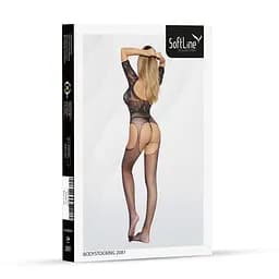 Бодістокінг Bodystocking 2081, black One Size - мініатюра 5