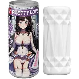 Мастурбатор Pretty Love Super Soft 3D Stimulating 9 см белый