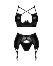 Сексуальний комплект Obsessive Norides XL/2XL чорний - мініатюра 6