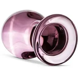 Анальна пробка Gildo Pink Glass Buttplug скло No. 27 рожева - мініатюра 2