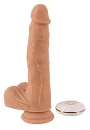 Вібратор You2Toys Natural Thrusting Vibe 21 см тілесний - мініатюра 5