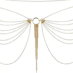 Ланцюжок на трусики або ліф Bijoux Indiscrets Magnifique Waist Chain прикраса на тіло Gold - мініатюра 2