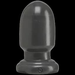 Анальна пробка для фістінгу Doc Johnson American BombshellShell Shock S Gun Metal, діаметр 7,4 см
