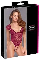 Боді Cottelli Lingerie Pearls M (бордовий) - мініатюра 13