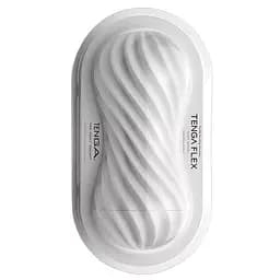 Мастурбатор Tenga Flex Silky White білий - мініатюра 5