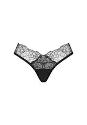 Сексуальні класичні трусики Obsessive Bella Rou XL/2XL чорний - мініатюра 8