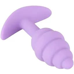 Анальна пробка Cuties Plugs Purple - мініатюра 3