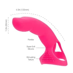 Насадка на палець Simple&True Extra Touch Finger Dong Pink - мініатюра 2