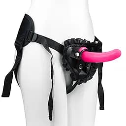 Фалоімітатор LoveToy Holy Dong Medium 13.5 см рожевий - мініатюра 6
