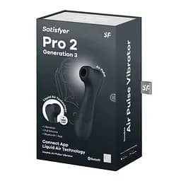Вакуумний кліторальний стимулятор Satisfyer Pro 2 Generation 3 Connect App Dark Grey Satisfyer IG051857; SO8404 95393 - мініатюра 5
