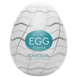 Яйцо-маскуратор Tenga Egg New Standard Wavy II, волшебная текстура для интенсивного мужского наслаждения