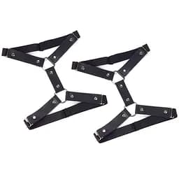 Гартери на ногу із натуральної шкіри Art of Sex - Kristina Leg Garters (2 шт) - мініатюра 4