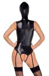 Костюм БДСМ Bad Kitty Naughty Toys Body With Head Mask S чорний - мініатюра 2