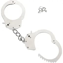 Наручники металеві Me You Us Heavy Metal Handcuffs Kinx 26 см сріблястий