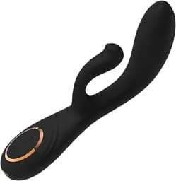 Вибратор для точки G и клитора I’MCUM Dual Pleasure Wave Черный (IM-ZDB505)