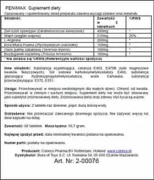 Таблетки для збільшення пеніса Cobeco Pharma Penimax Penis Fit Tabs 60 шт. - мініатюра 2