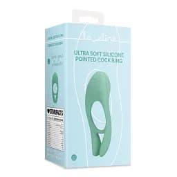 Кільце ерекційне Loveline Pointed Cock Ring 10.7 см (зелений) - мініатюра 11