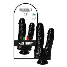 Подвійний фалоімітатор Toyz4lovers Romolo e Remo 7.5" 18.5 см (чорний) - мініатюра 3