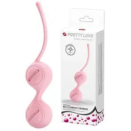 Вагінальні кульки Pretty Love Kegel Tighten Up, 16.3 см, рожевий - мініатюра 6