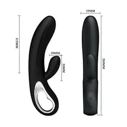 Вібратор Pretty Love Elmer Vibrator Black - мініатюра 7
