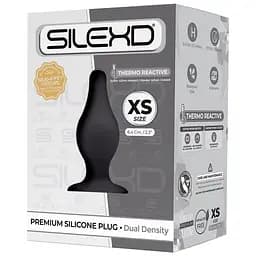 Анальна пробка SilexD (Model 2 size XS) двошаровий, силікон+Silexpan, діаметр 2,9 см - мініатюра 2