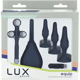 Набор анальных игрушек для новичков Lux Active Equip Silicone Anal Training Kit
