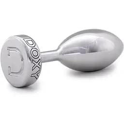 Металева анальна пробка Doxy Butt Plug Smooth гладкий діаметр 3.3 см - мініатюра 2