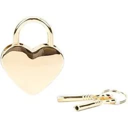 Набір BDSM замочків Liebe Seele Heart-Shaped Lock 2 шт. золотий