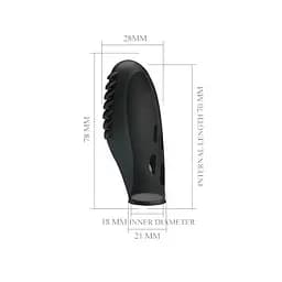 Вібратор PRETTY LOVE GILO 18mm Fingering PRETTY LOVE BI-014751 98781 - мініатюра 7