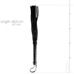 Батіг-флогер Whipped - Beat It Flogger - Black, екошкіра - мініатюра 3