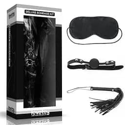 Набір БДСМ - Deluxe Bondage Kit (маска, кляп, флогер) - мініатюра 1