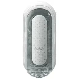 Мастурбатор Tenga Flip Zero White, изменяемая интенсивность стимуляции, раскладной