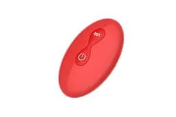 Анальна червона вібро пробка Rose rotating anal beads Boss Series 56-2025 103420 - мініатюра 3