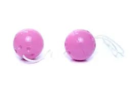 Вагінальні кульки Duo-Balls, 21 см, фіолетовий - мініатюра 3
