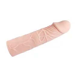Насадка на пеніс Baile Penis Sleeve Flesh 6" 17 см тілесний - мініатюра 4