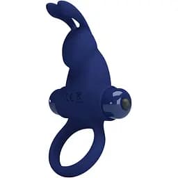 Ерекційне кільце Pretty Love Vibrant Penis Ring 11.3 см синій
