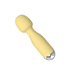 Міні вібромасажер Mini Wand Yellow - мініатюра 1