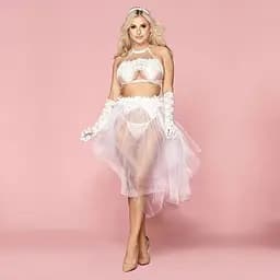 Еротична весільна сукня JSY Невинна Мілана One Size White